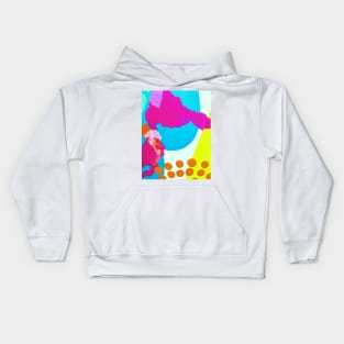 My Colorful Original Contemporary Abstract Art - My Original Art Kids Hoodie